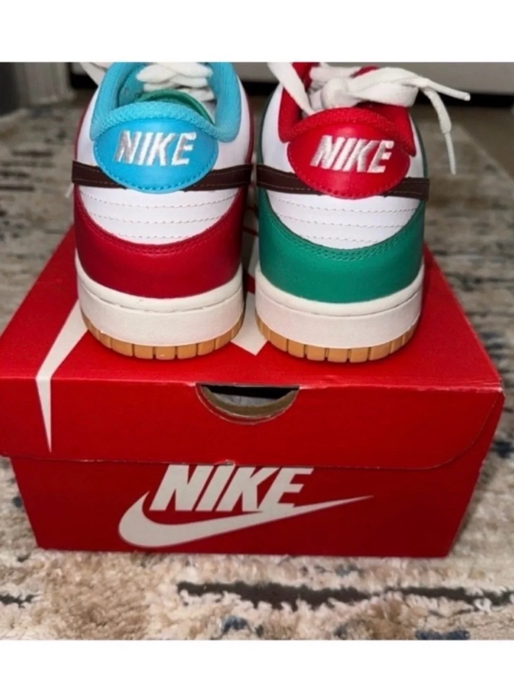 Nike GS Free-99 Dunks Multicolor Low-Top Sneakers